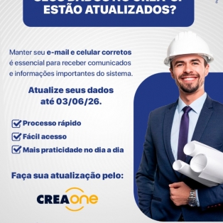 Atualize seus dados